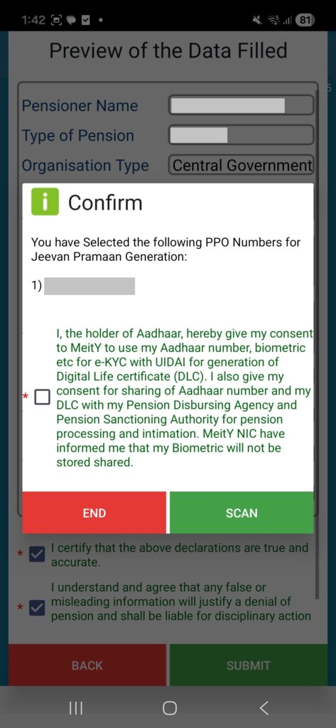 jeevan pramaan aadhaar biometric consent